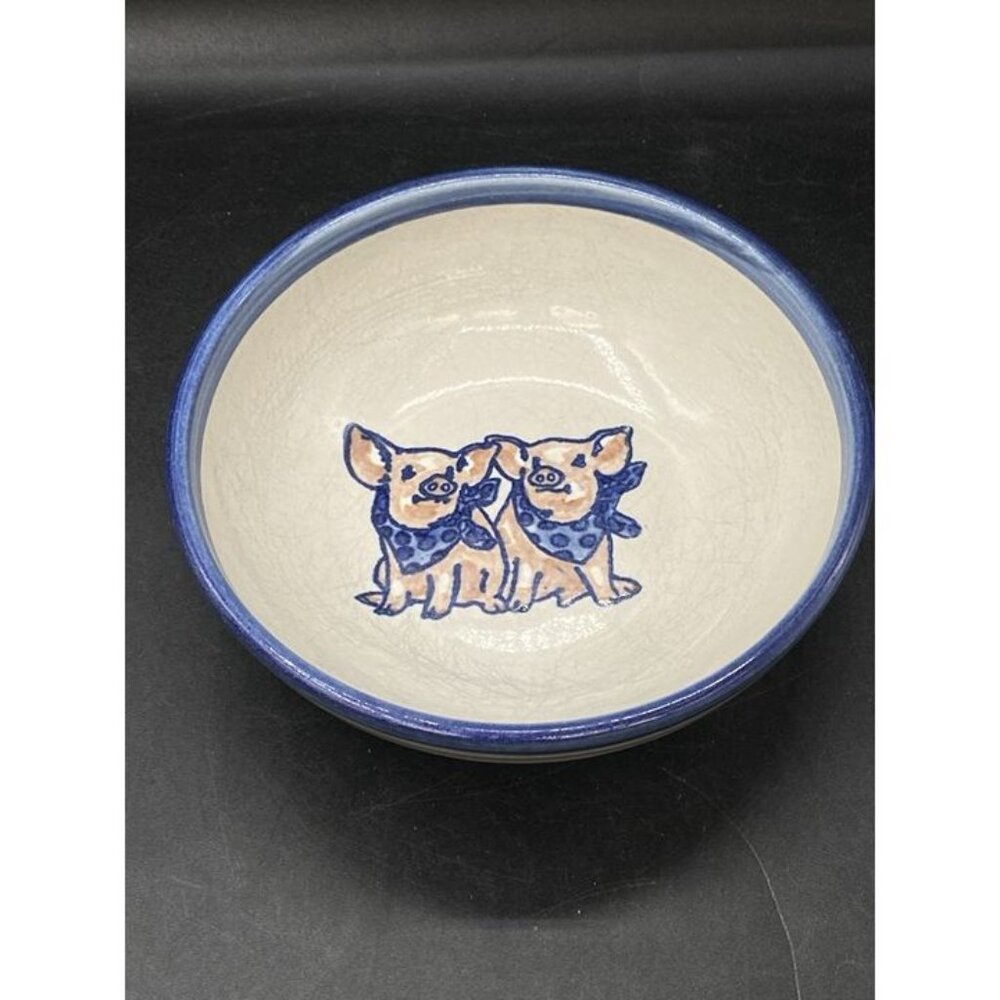 Precious Pigs Louisville Stoneware 6” Cereal Bowl Cute Piggies